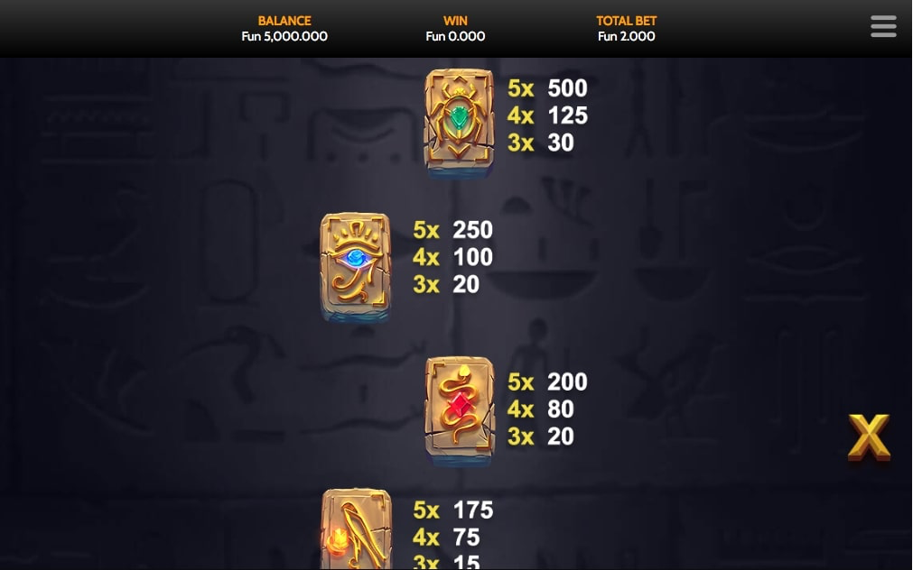 Forgotten Pharaoh OneTouch Features